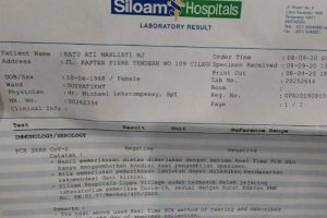 Dikatakan Positif, Ati Tunjukan Hasil Swab Negatif Dua Rumah Sakit