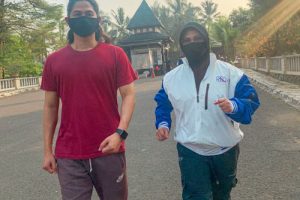 Sambil Jogging, Nurazizah Ajak Warga Tangsel Terapkan Pola Hidup Sehat
