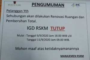 RSKM Keluarkan Dua Hasil Swab Berbeda, IDI : Sangat Mungkin, Ada Kasus Serupa