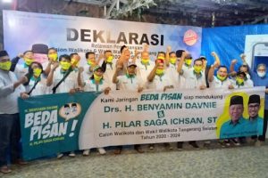 Ben-Pilar Didukung Warga Ciputat