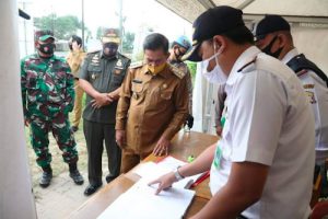 Wali Kota Serang Pantau Check Point di Empat Titik