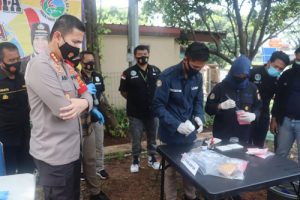 Polresta Bandara Soetta Musnahkan Barbuk Narkotika