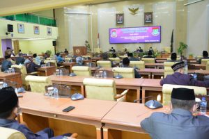 Zaki Hadiri Paripurna Tanggapan Fraksi Terhadap Raperda APBD Perubahan
