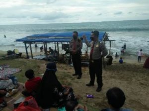 Ditpamobvit Polda Banten Patroli Prokes di Tempat Wisata dan Hotel