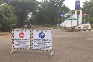 Pintu Masuk Kawasan Puspemkab Tangerang Ditutup 24 Jam Hari Sabtu dan Minggu