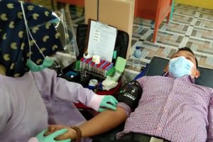 DPK KNPI Kecamatan Jambe Donor Darah Bareng Muspika dan OKP