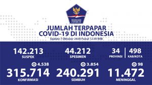 Pasien Sembuh Covid Nasional 240.291