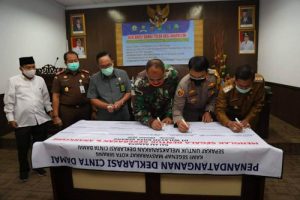 Pemkot Serang dan Forkopimda Deklarasi Damai Tolak Anarkisme