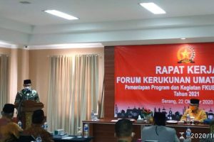 Wagub Banten Minta FKUB Sosialisasikan Protokol Kesehatan