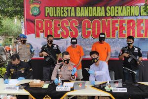 Polresta Bandara Soetta Amankan Dua Pelaku Pemilik Senpi