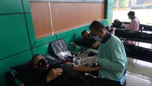 Jelang HUT Brimob ke-75, Sat Brimob Polda Banten Donor Darah