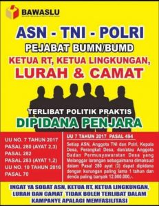 Bawaslu Cilegon Laporkan Hoax yang Beredar di Whatsapp Group