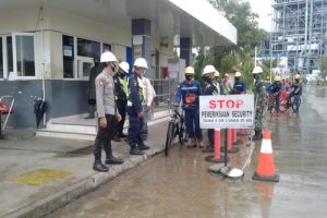 Personel Ditpamobvit Polda Banten Ajak Masyarakat Patuhi Prokes