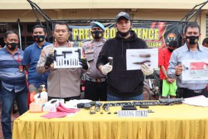 Polres Cilegon Amankan Delapan Tersangka Curanmor