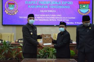 DPRD Kabupaten Tangerang Sepakati Pemindahtanganan Aset Daerah