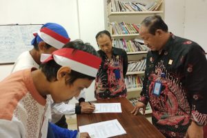 Tiga Napiter Lapas Gunung Sindur Ikrar ke NKRI