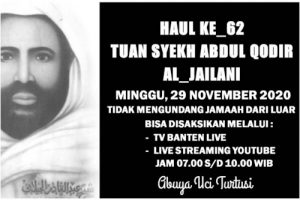 Panitia Haul Akbar Syekh Abdul Qodir Al Jaelani Bubar