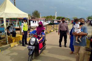 Masih Pandemi Polres Serang Kota Awasi Tempat Wisata