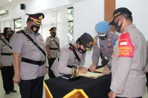 Pergeseran Jabatan di Polres metro Tangerang Kota