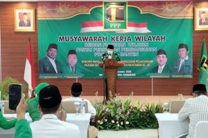 Suharso Manoarfa Buka Muskerwil PPP Banten