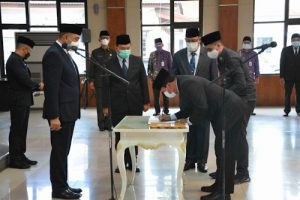 Dewas Perumdam TKR, Pasar NKR dan Badan Pengatur Spam Kabupaten Tangerang Dilantik