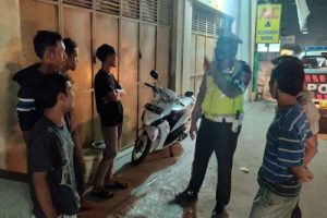 Ditlantas Polda Banten Patroli KKYD Tekan Penyebaran Covid-19