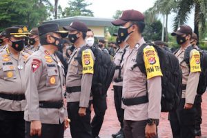 Kapolda Banten Pimpin Apel Pergeseran Pasukan Pengamanan TPS