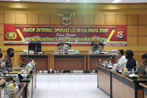Jelang Nataru Polda Banten Rakor Operasi Lilin Kalimaya