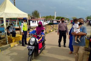 Masih Pandemi, Hari Libur Polres Serang Kota Pantau Tempat Wisata