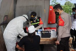 Polresta Bandara Soetta Laksanakan Operasi Kemanusiaan dan Penegakan Prokes