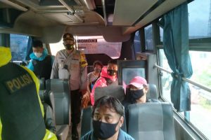 Cegah Covid-19, Kapolres Serang Kota Pimpin Operasi Prokes