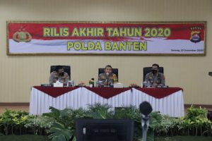 Release Akhir Tahun 2020, Polda Banten Ungkap Kasus Meresahkan Masyarakat
