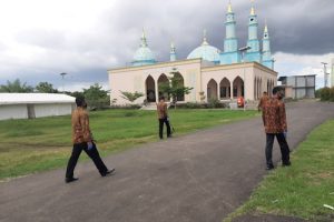Gegana Brimob Banten Sterilisasi Kunjungan Wapres ke Tanara