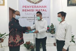 Lapas II Gunung Sindur Berikan Remisi Natal