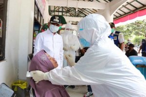 Pemkot Tangerang dan BPTJ Rapid Tes Antigen di Terminal Poris