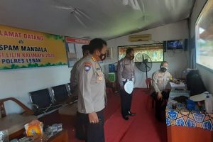 Karo Ops Polda Banten Kunjungi Pospam dan Posyan Lebak