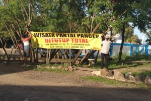 Wisata Pantai Pancer dan Pantai Gope Tutup Sementara Cegah Penyebaran Covid-19