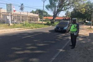 Libur Tahun Baru 2021, Polres Cilegon Tempatkan Personel di Jalur Wisata Anyar-Cinangka