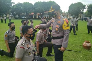 119 Personel Polres Serang Kota Naik Pangkat