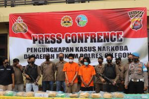 Polres Cilegon Amankan 13,8 Kg Sabu Berikut Pelaku