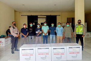 Polda Banten Kawal Pendistribusian Vaksin Sinovac Ke Kabupaten/Kota