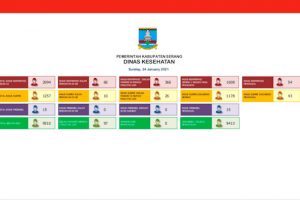 Pasien Sembuh Covid-19 di Kabupaten Serang Capai 1608 Jiwa