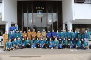 Sekda Kabupaten Serang Minta KKN Mahasiswa Unila Terapkan Prokes