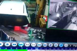 Terekam CCTV Ranmor Wartawan RMOLBanten Disikat Maling