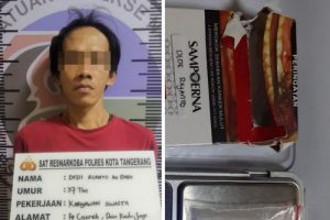 Simpan Sabu di Bungkus Rokok, DR Diciduk Satresnarkoba Polresta Tangerang