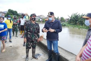 Bupati dan Sekda Kabupaten Tangerang Tinjau Lokasi Banjir