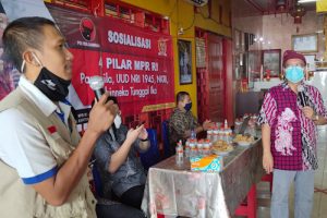 Ananta Wahana Tes Peserta Sosialisasi Empat Pilar MPR RI Ucapkan Pancasila