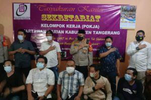 Pokja Wartawan Harian Kabupaten Tangerang Tempati Sekret Baru