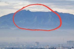 Warganet Heboh, Ada Lafaz Allah di Foto Gunung