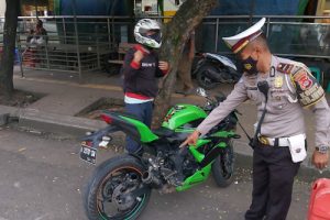 Kenalpot Tak Sesuai Standar, Polres Serang Kota Amankan 16 Motor